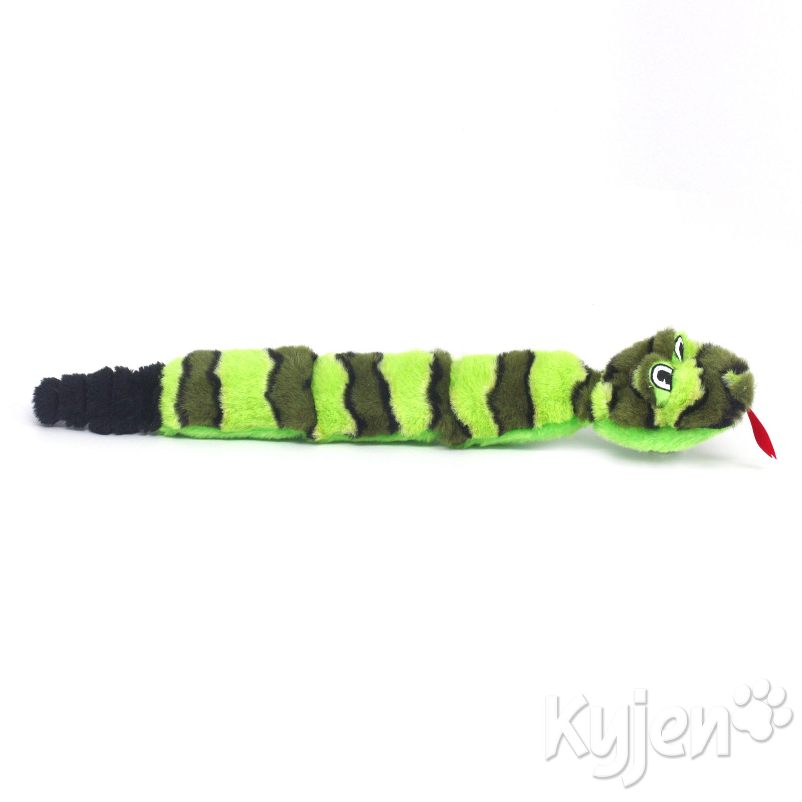 green snake dog toy